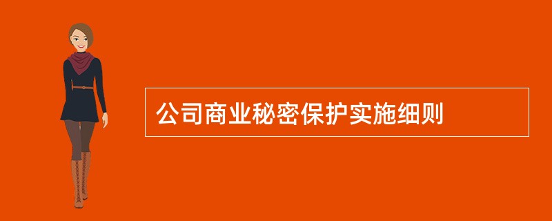 公司商业秘密保护实施细则