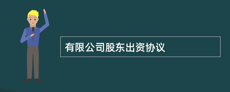 有限公司股东出资协议