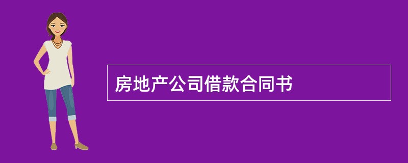 房地产公司借款合同书