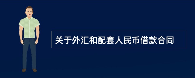 关于外汇和配套人民币借款合同